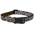 Sassy Dog Wear Sassy Dog Wear LEOPARD-WHITE2-C Leopard Dog Collar; White & Brown - Small LEOPARD-WHITE2-C